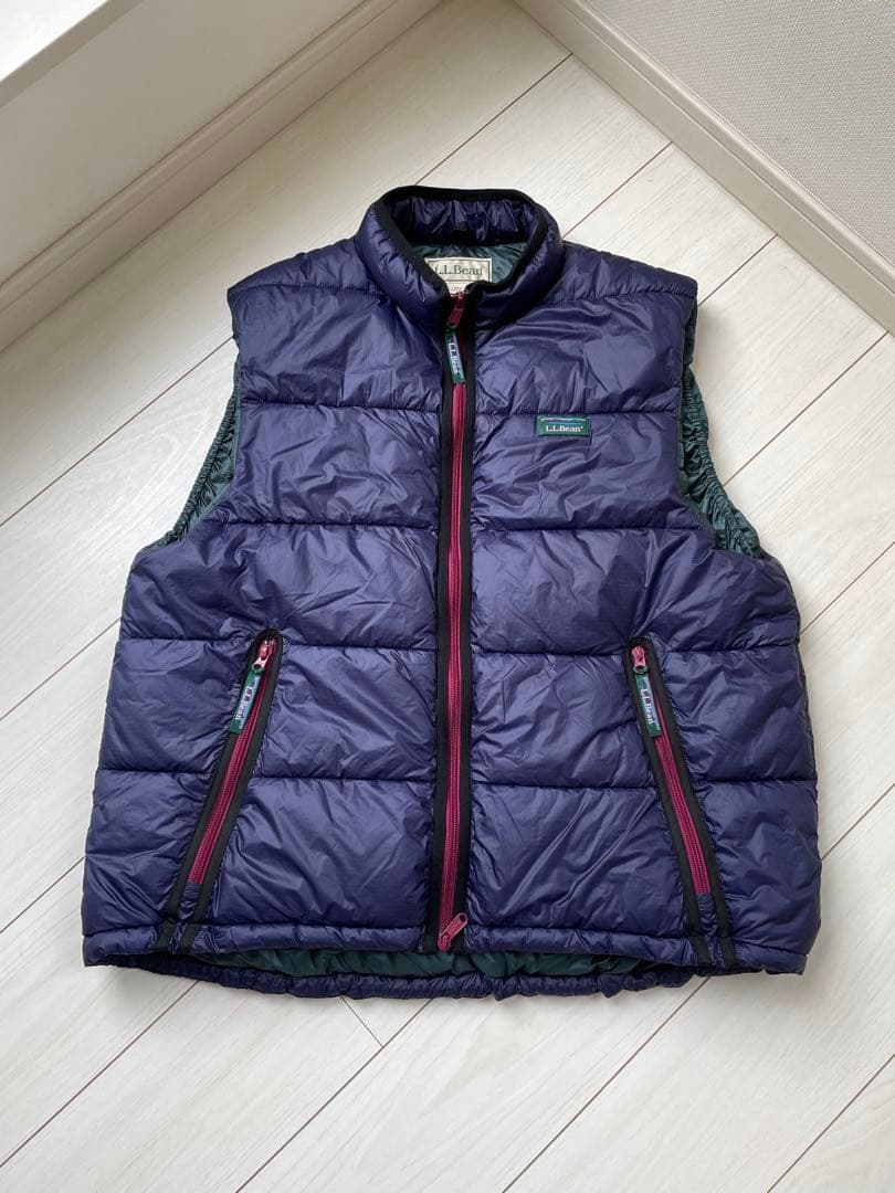 美品 復刻 LLBean プリマロフト ダウンベスト ビンテージ XL