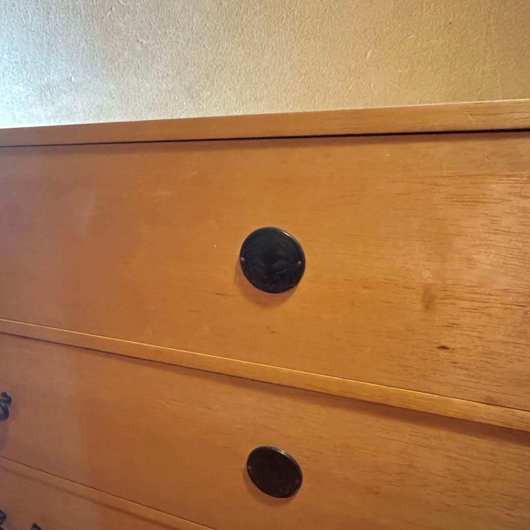 総桐箪笥｜防湿・防虫　和モダン　収納 レトロ タンス 3段　③