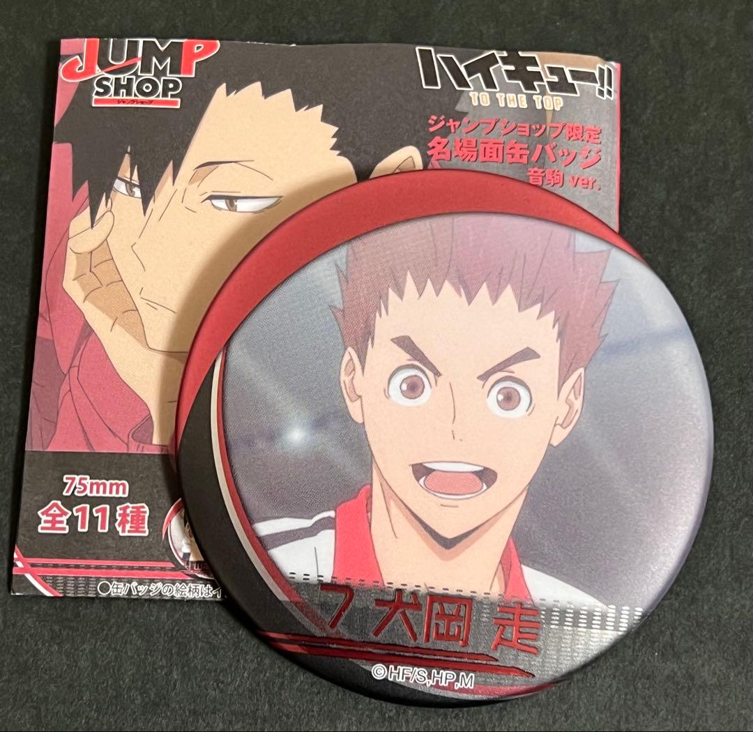 ハイキュー 名場面缶バッジ 音駒高校 孤爪研磨 黒尾 夜久 11種コンプリート
