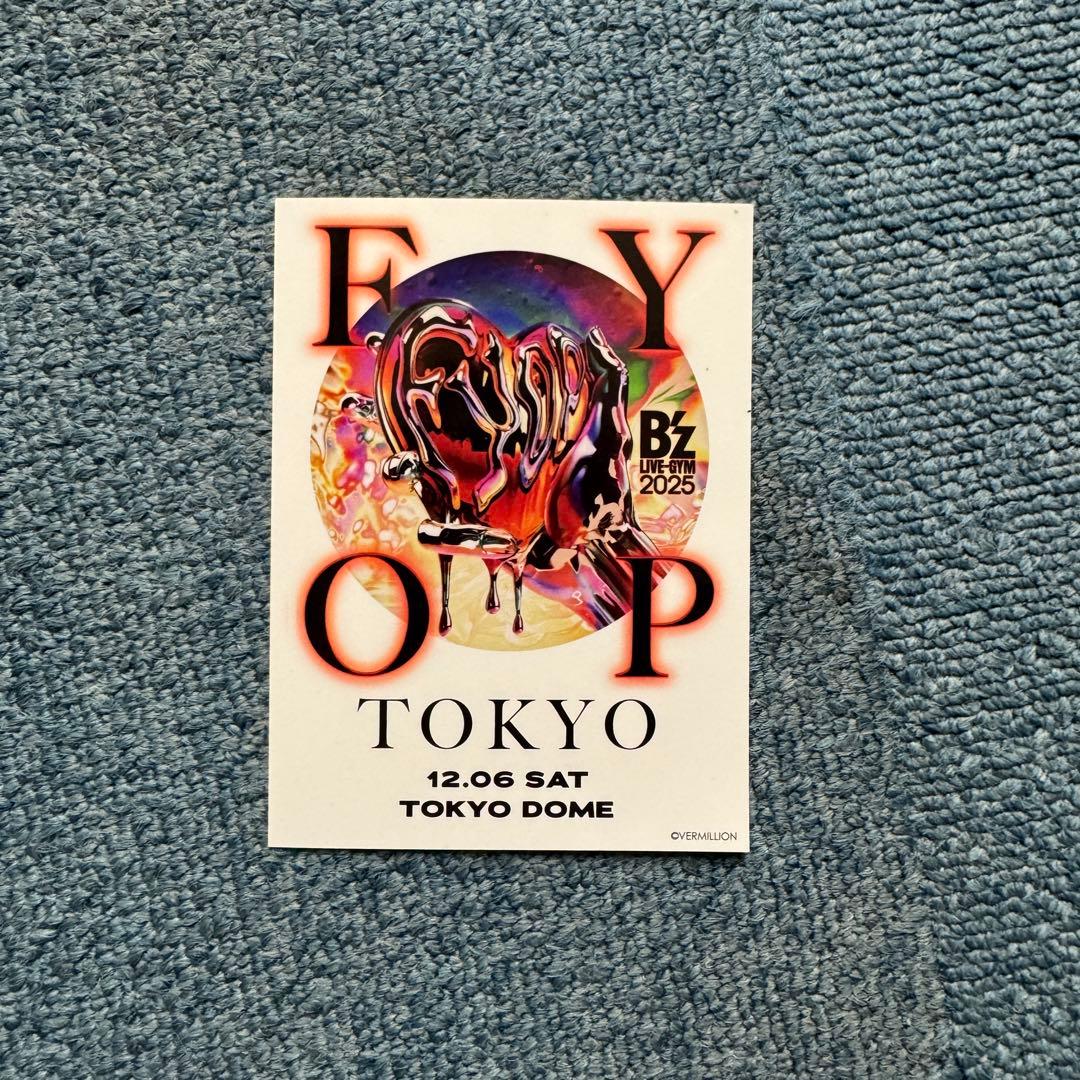 B’z LIVE-GYM 2025 -FYOP-ルームスリッパ M Lセット