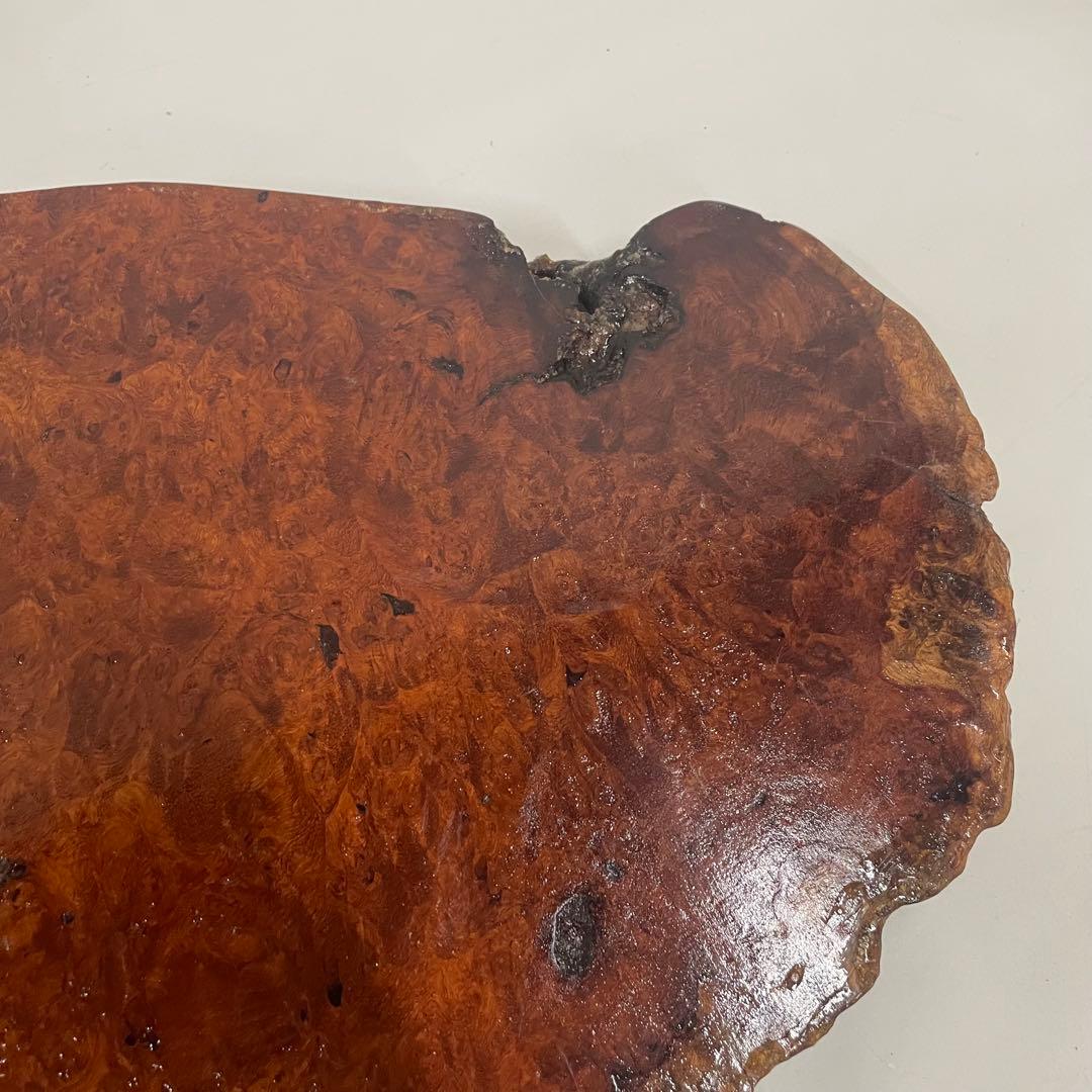 花梨瘤 一枚板 天然木 飾り板 瘤杢 花台 美術品 アンティーク