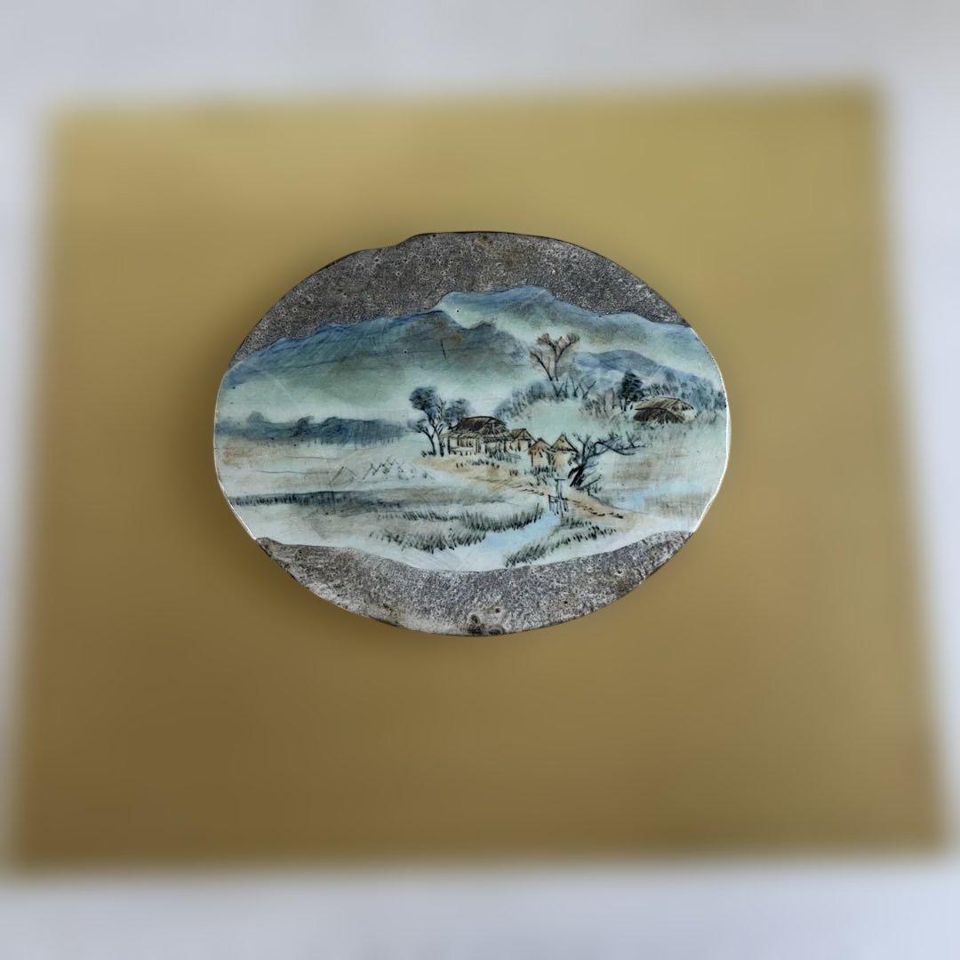 京焼　陶板画　平安萬珠堂(1925年にはパリ万博にも出展) 清水焼　絵画