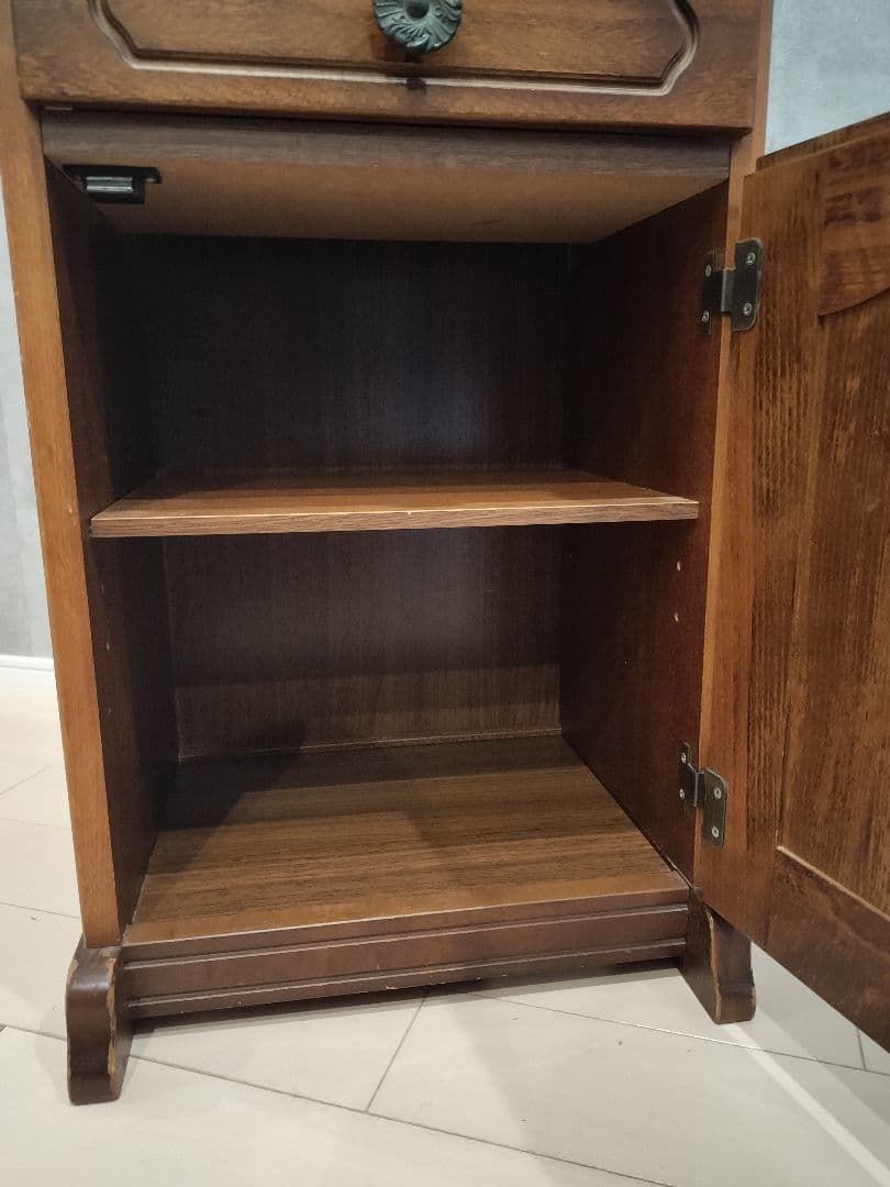 カリモク 電話台 花台 サイドテーブル レトロ ヴィンテージ