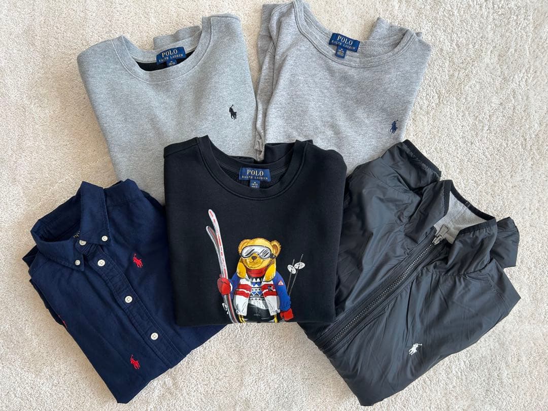 【150㎝・M（10-12）】ラルフ　長袖　おまとめ5着セット