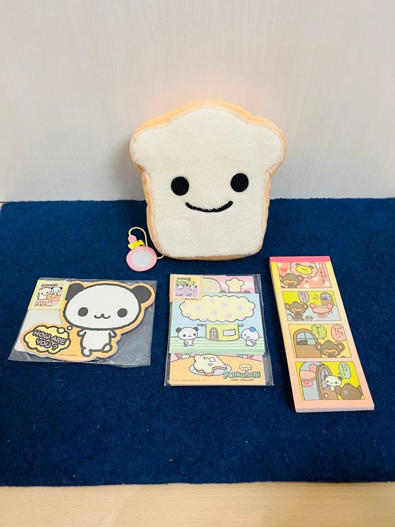 ぱんくんち　サンリオ　ショクパンくん　ぬいぐるみ　メモ帳　レターセット