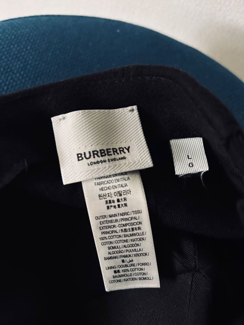 BURBERRY キャップ　厚手生地　フリーサイズ