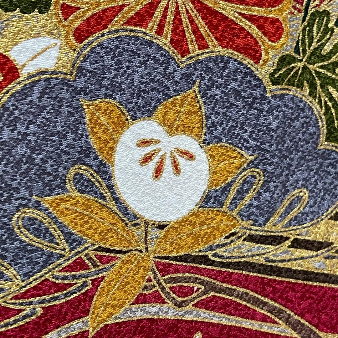 【新品未使用・仕立上・正絹】振袖－３＜さが美・耐油水加工済＞丈１５８㎝　裄６５㎝