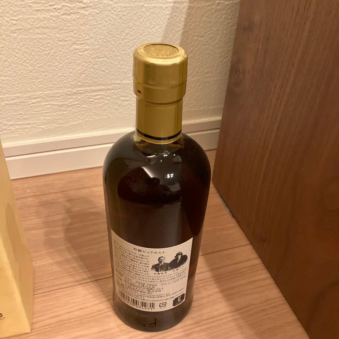 【希少・旧ボトル】竹鶴ピュアモルト 黒ラベル 700ml 43%