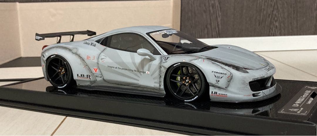 ハルピー　Liberty Walk Ferrari 458 ミニカー