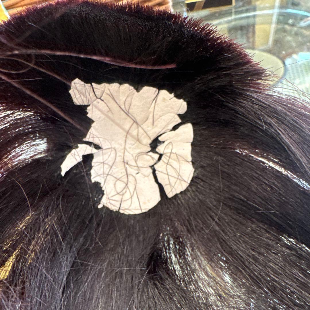 曰く　市松人形 和風模様 赤いベスト