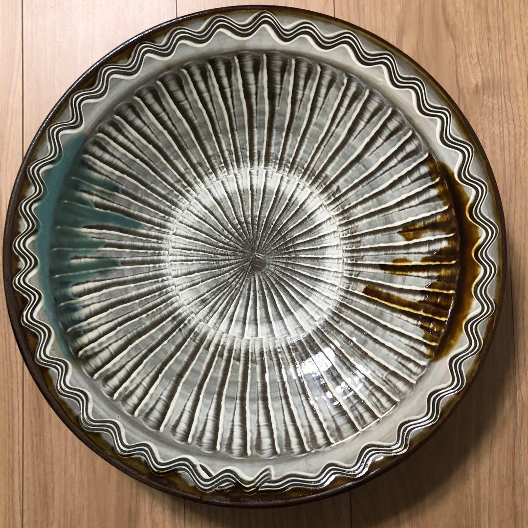 小鹿田焼　大皿　陶器