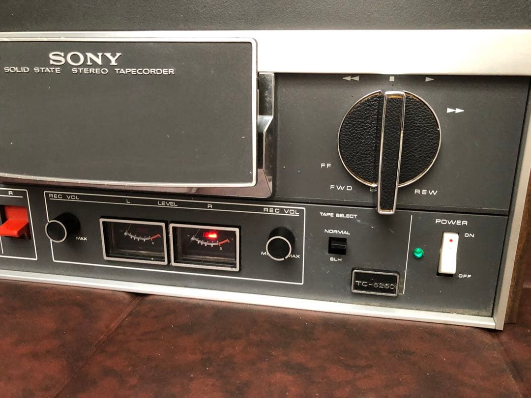 SONY オープンリールデッキ　TC-6260通電のみ(J093)