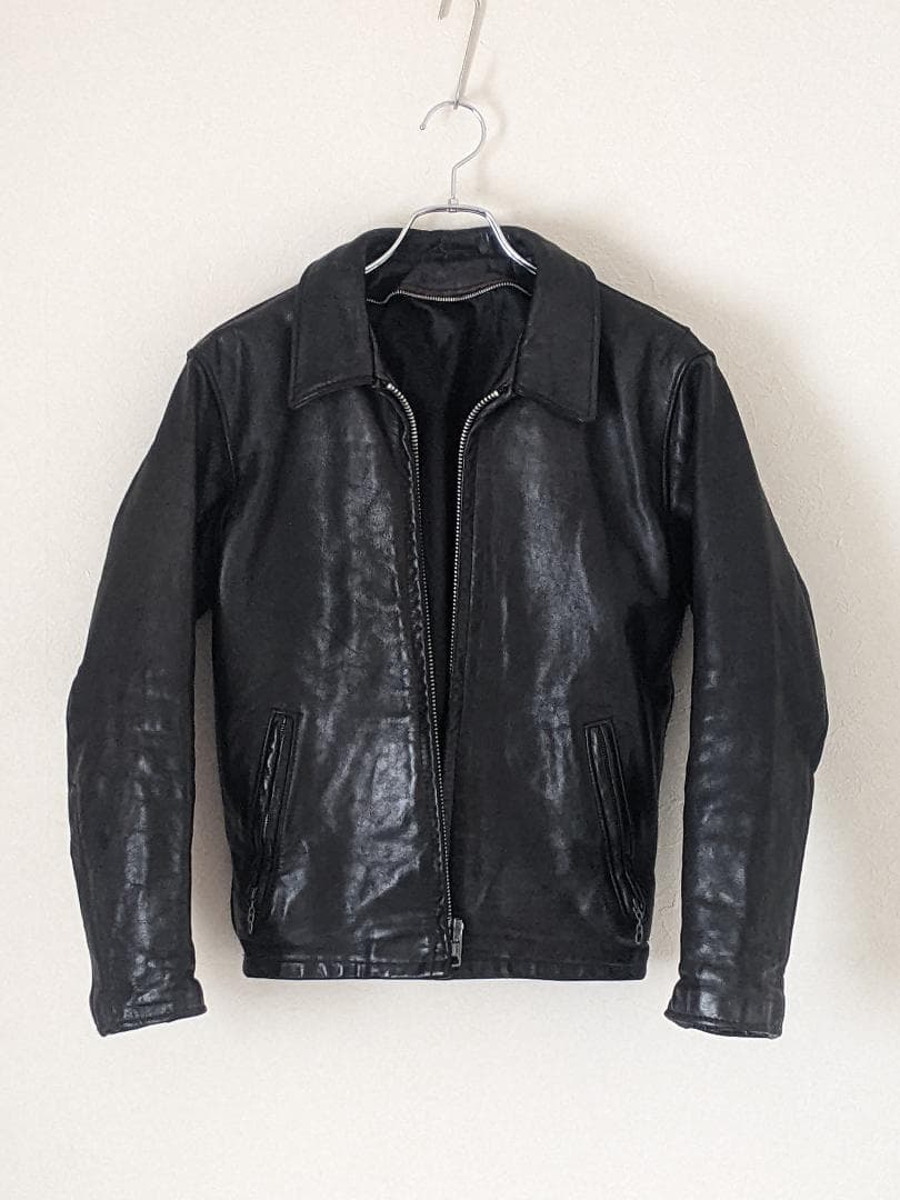 Leathercraft Process レザージャケット 革ジャン ブラック