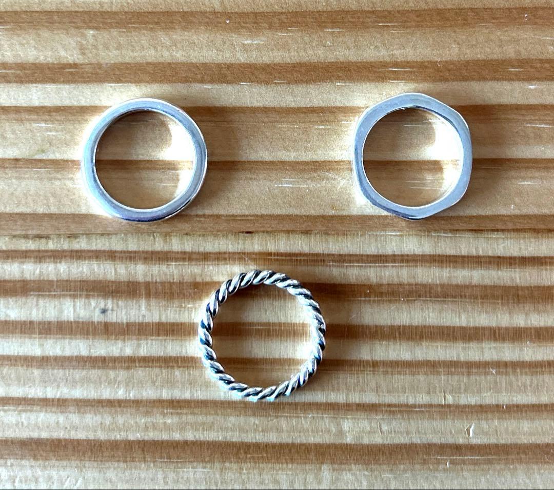 XOLO JEWERLY ショロ Triple Ring シルバー925 指輪