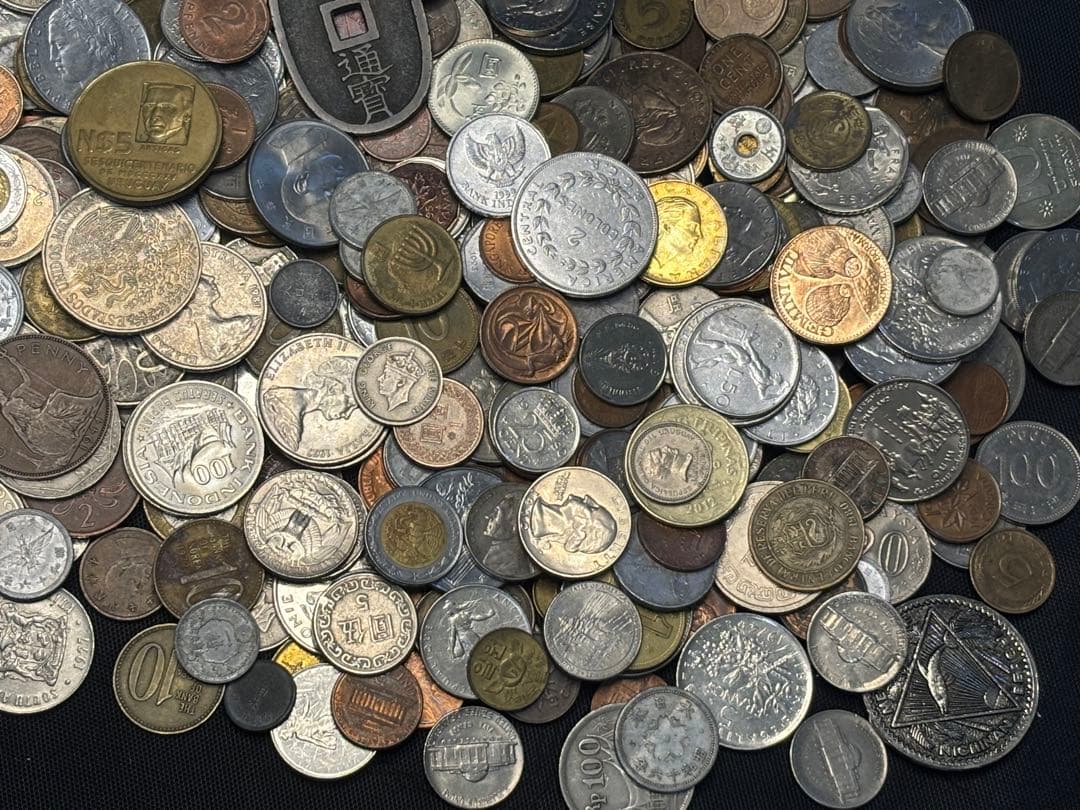 ト*国様 古銭　外国　まとめ　約5キロ