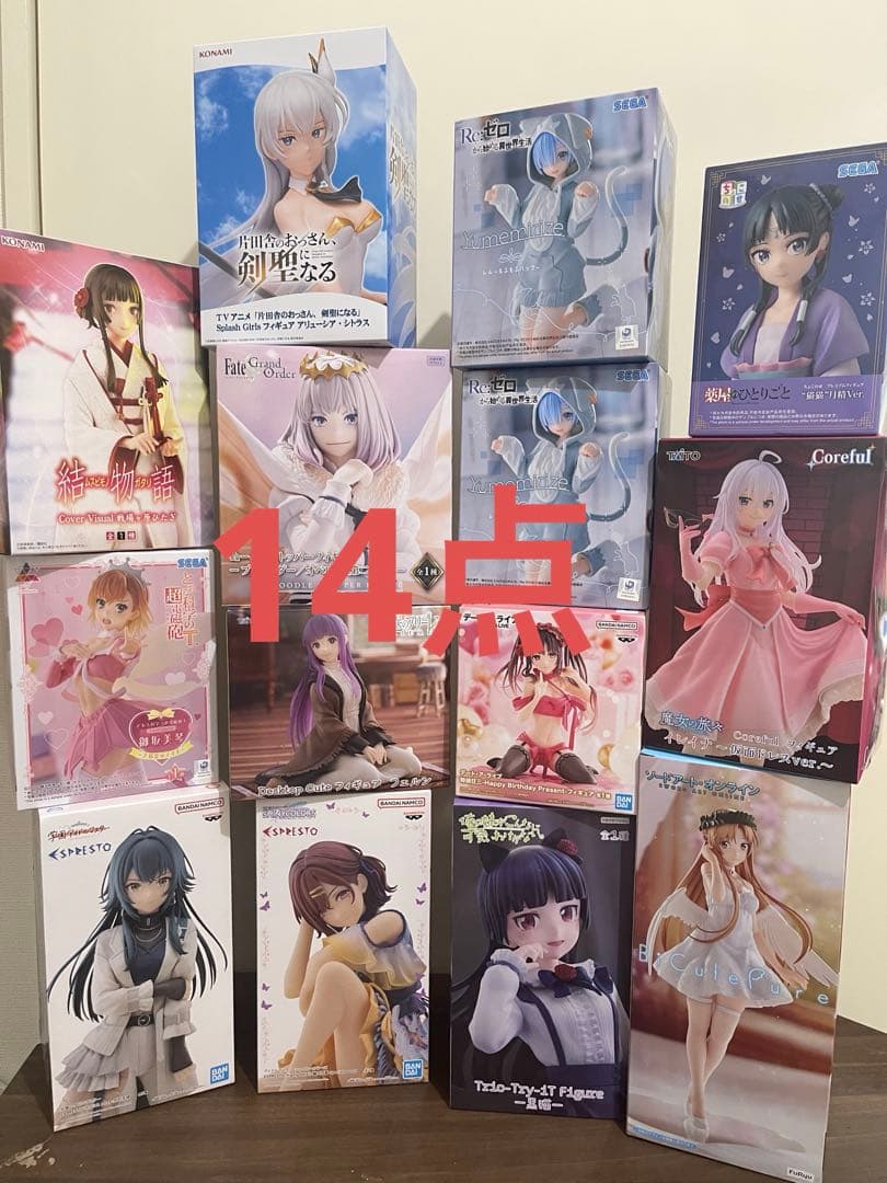 美少女フィギュア　14点セット