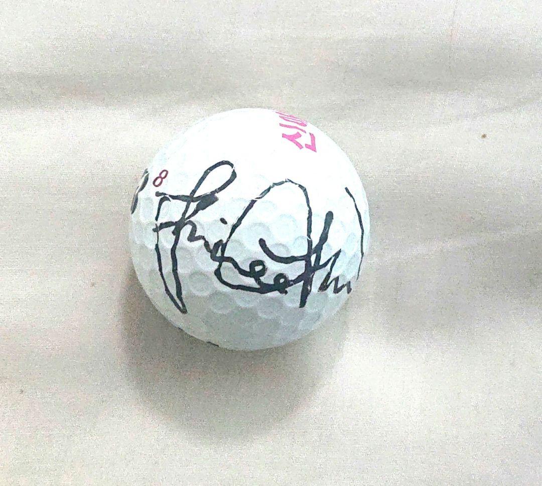 アン シネ jlpga 直筆 サイン オウン ネーム ボール 女子 ゴルフ プロ