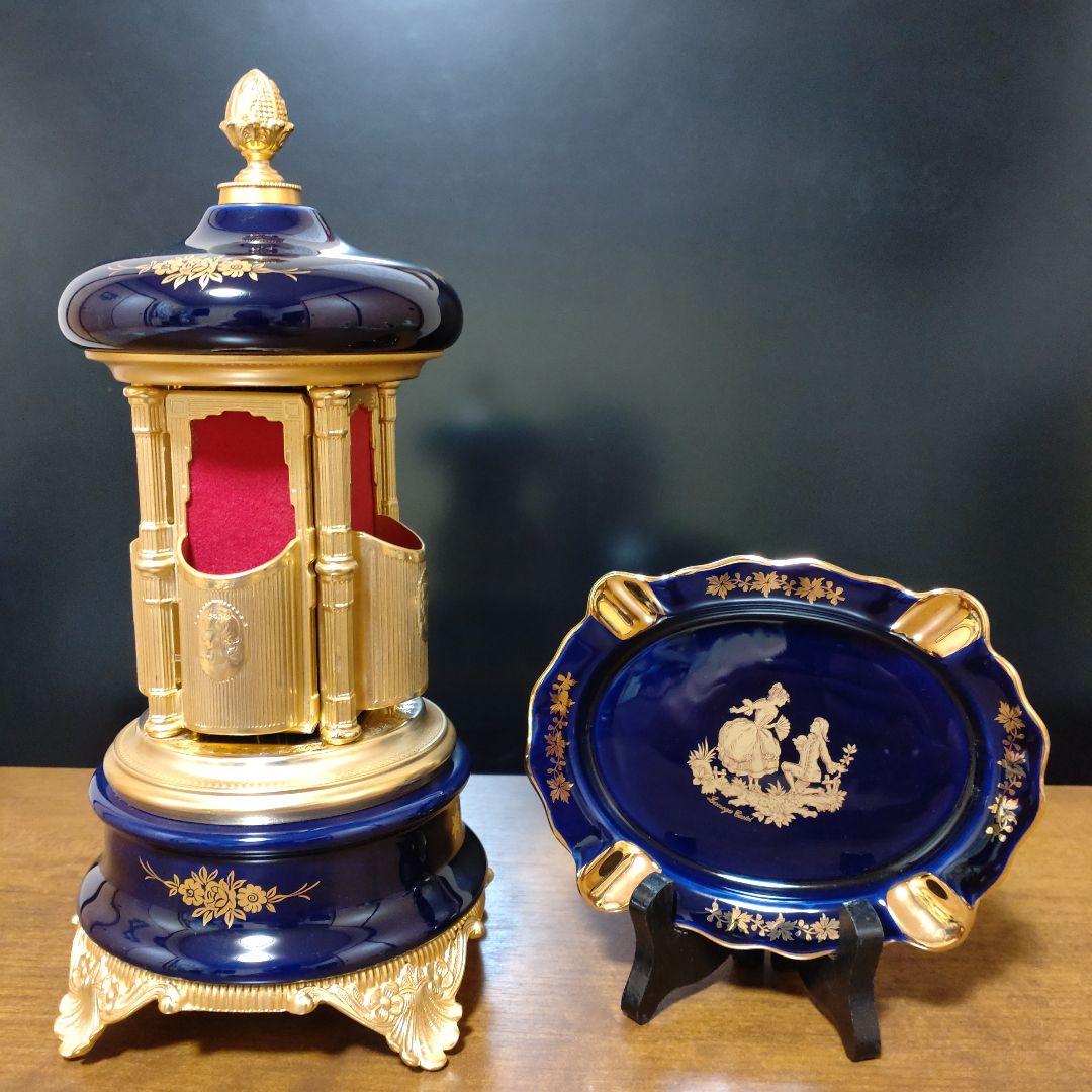 REUGE リュージュ オルゴール シガレット 葉巻入れ アンティーク