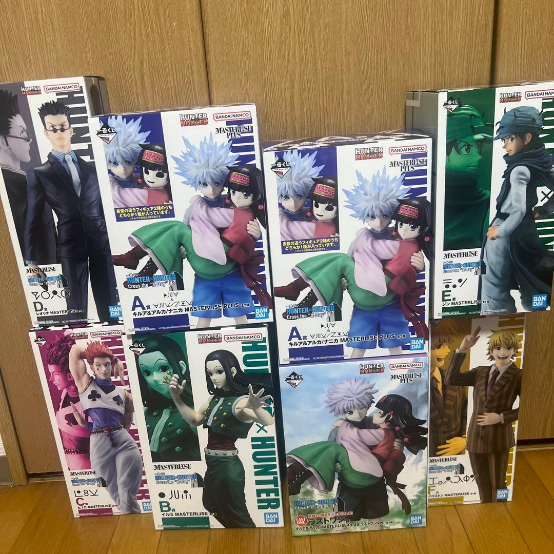 一番くじHUNTER×HUNTERフィギュアフルコンプセット