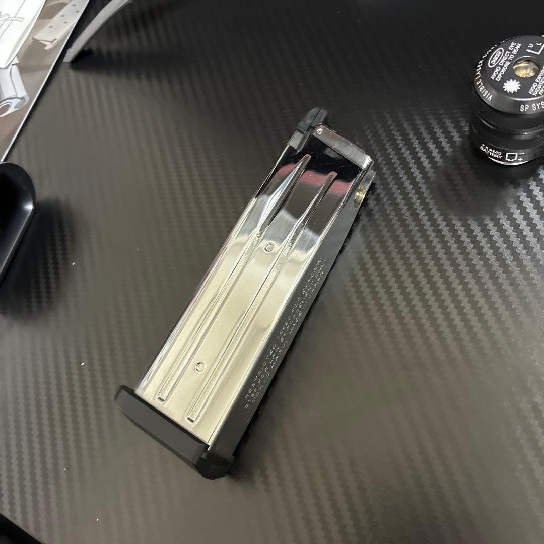 東京マルイ ハイキャパカスタム デュアル ステンレス ガスブローバック