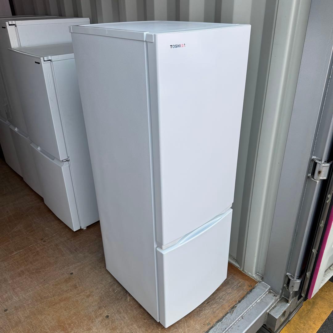 C7606■2023年製美品★東芝　冷蔵庫ホワイト　自動霜取り　一人暮らし　大型