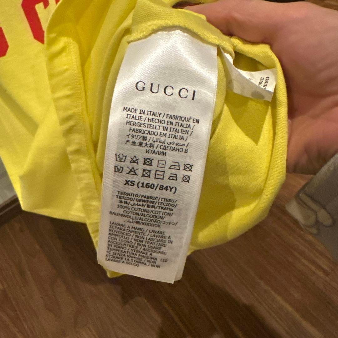 GUCCI 100周年 ロゴプリント Tシャツ XS