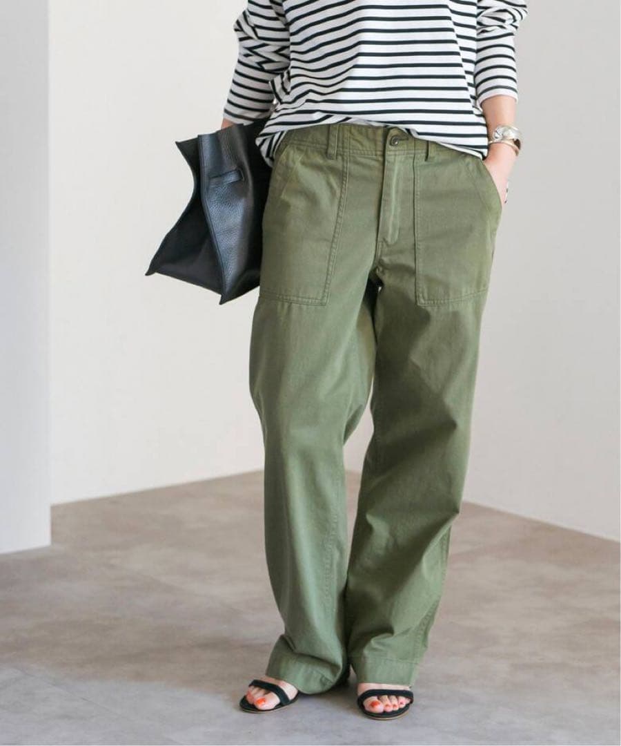 美品⭐️スピックandスパン　2024モデル　ルーズベイカーパンツ