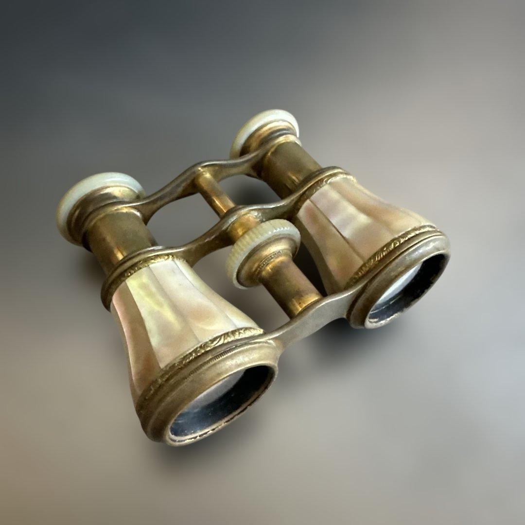 アンティーク 双眼鏡 真鍮製