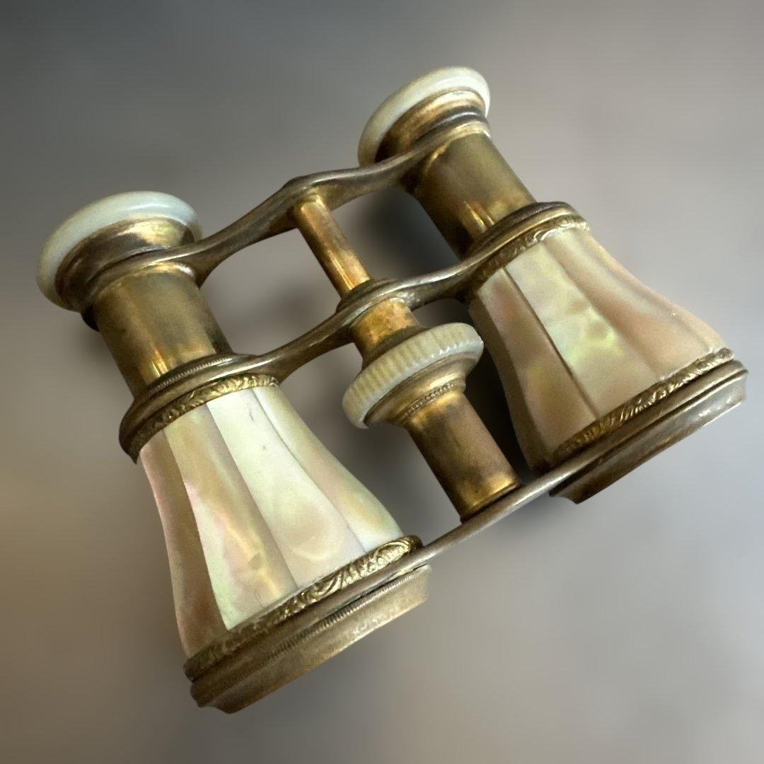 アンティーク 双眼鏡 真鍮製