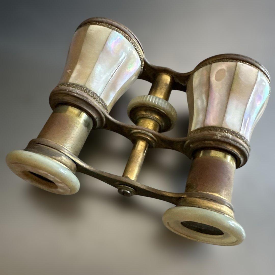 アンティーク 双眼鏡 真鍮製