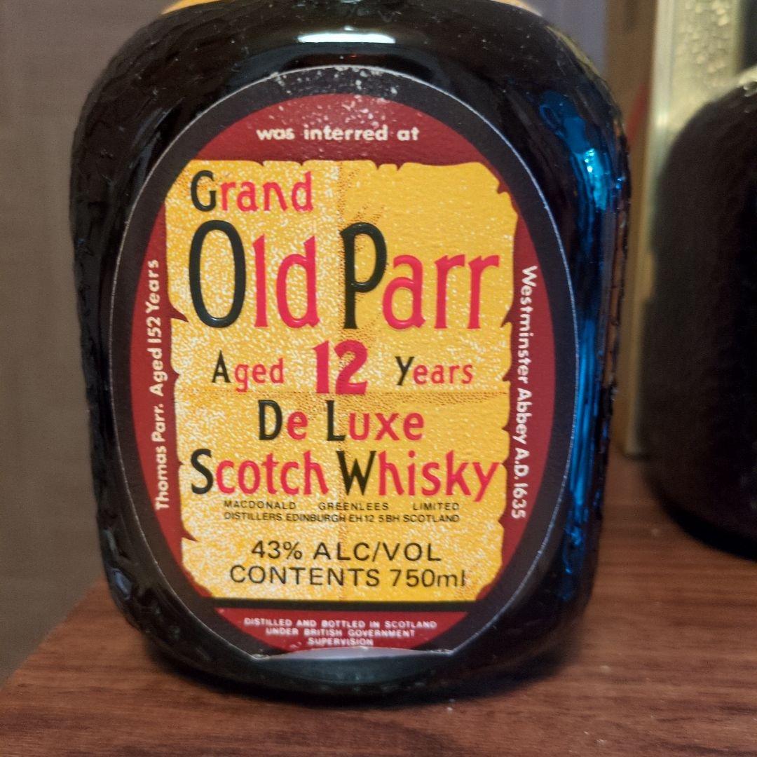 Old Parr 12年 スコッチウイスキー 750ml　古酒3本　未開封