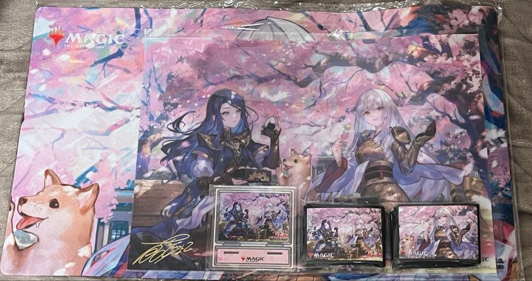 新品 MTG 放浪皇のお花見キャンペーン 放浪皇　プレイマット + おまけ付き
