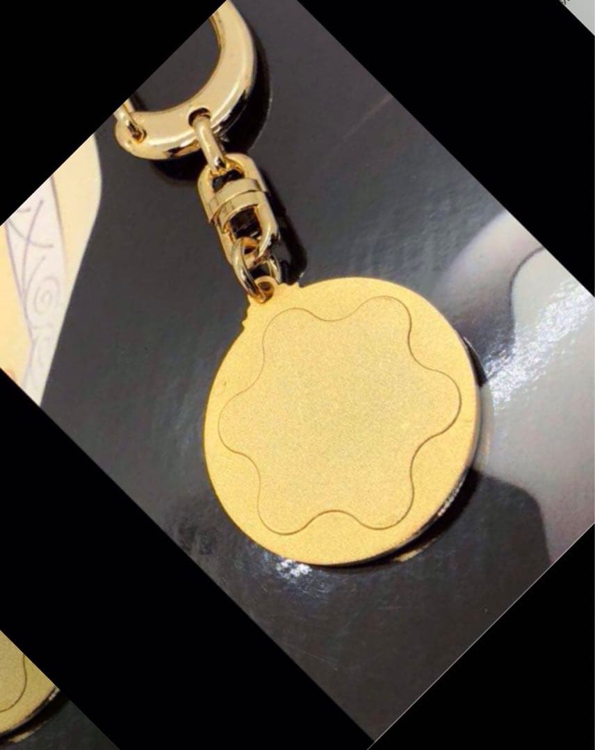 モンブラン⭐️非常にレアなヴィンテージ・ゴールドメダル⭐️スターマーク　キーホルダー