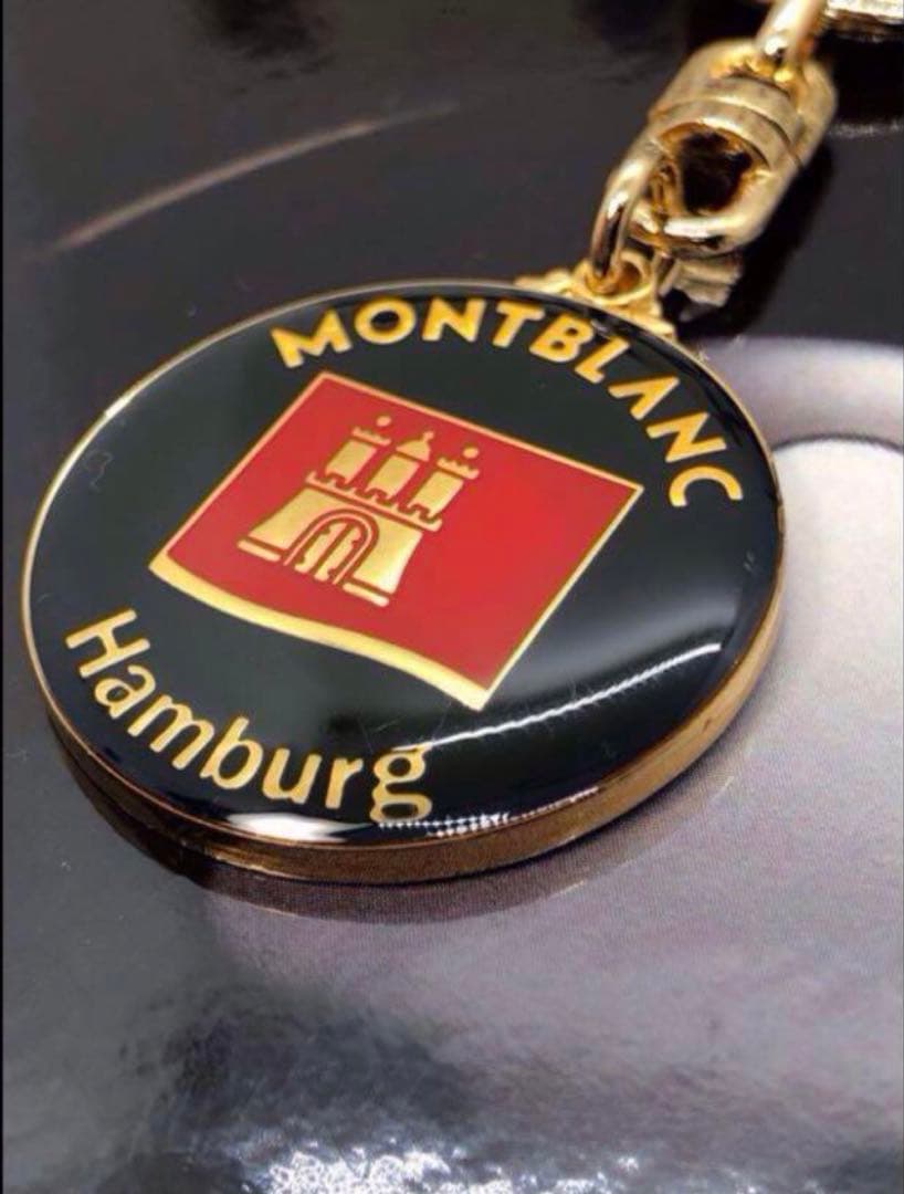 モンブラン⭐️非常にレアなヴィンテージ・ゴールドメダル⭐️スターマーク　キーホルダー