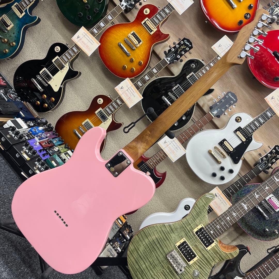 【10877】bacchus バッカス テレキャスタータイプ ピンク