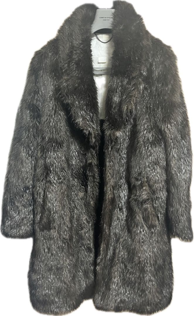  マルタンマルジェラ　ビーバーフェイクファーコート size XL