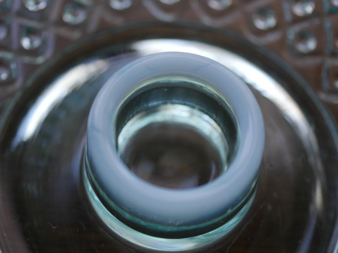 フェントン１９４９年ブルーオパールセント ダイアモンドレース キャンドルスタンド