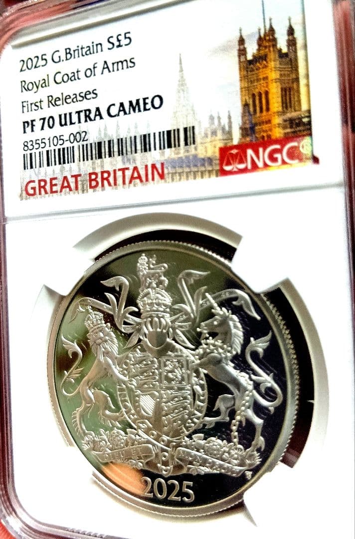 ngc 2025 英国　1オンス PF70 UCAM 36枚　超希少　銀貨
