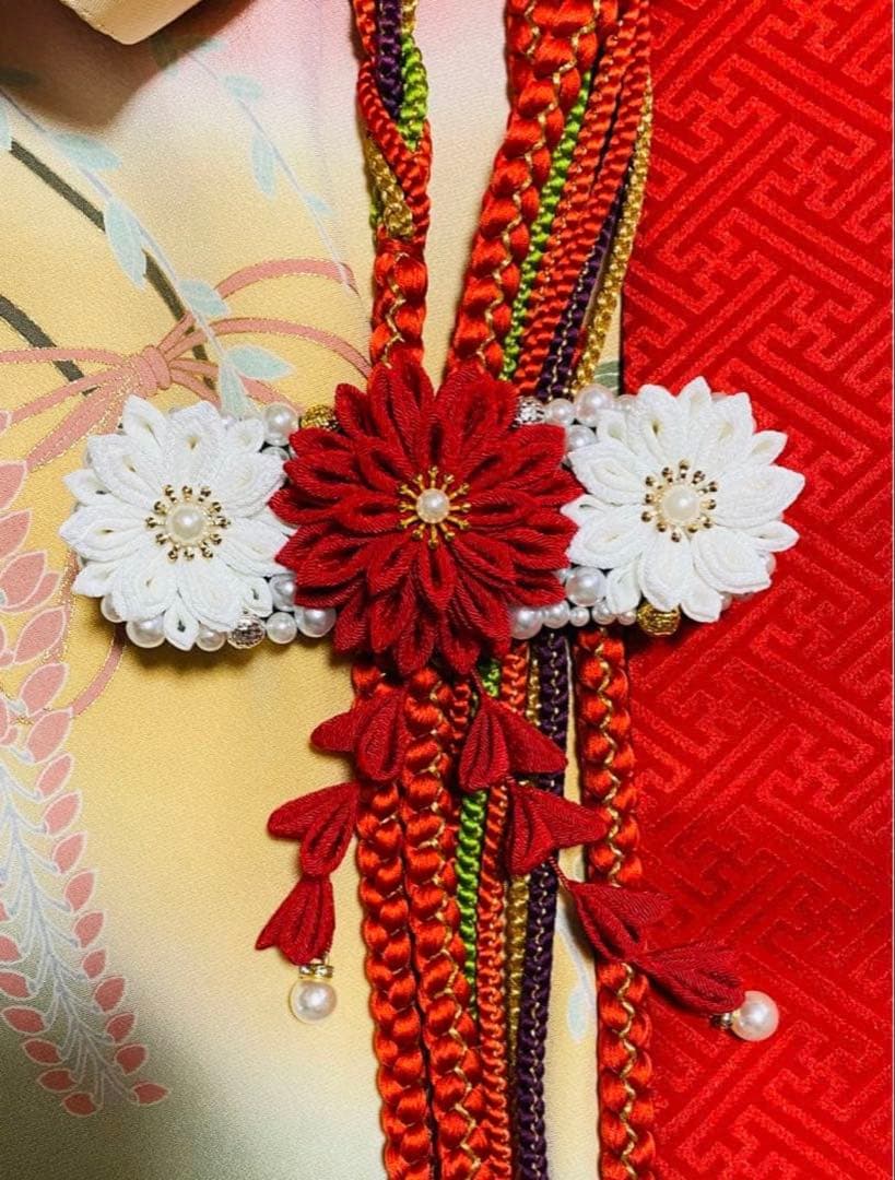 振袖フルセット　正絹　手書き京友禅　トールサイズ　ピンク　成人式