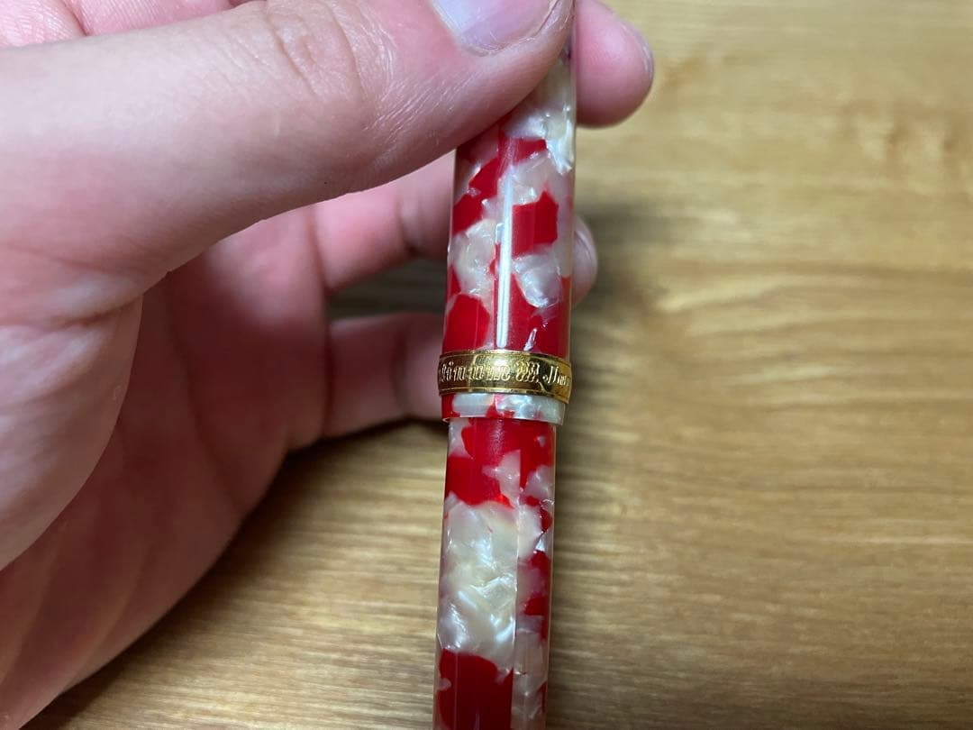 プラチナ万年筆 #3776 センチュリー セルロイド　キンギョ