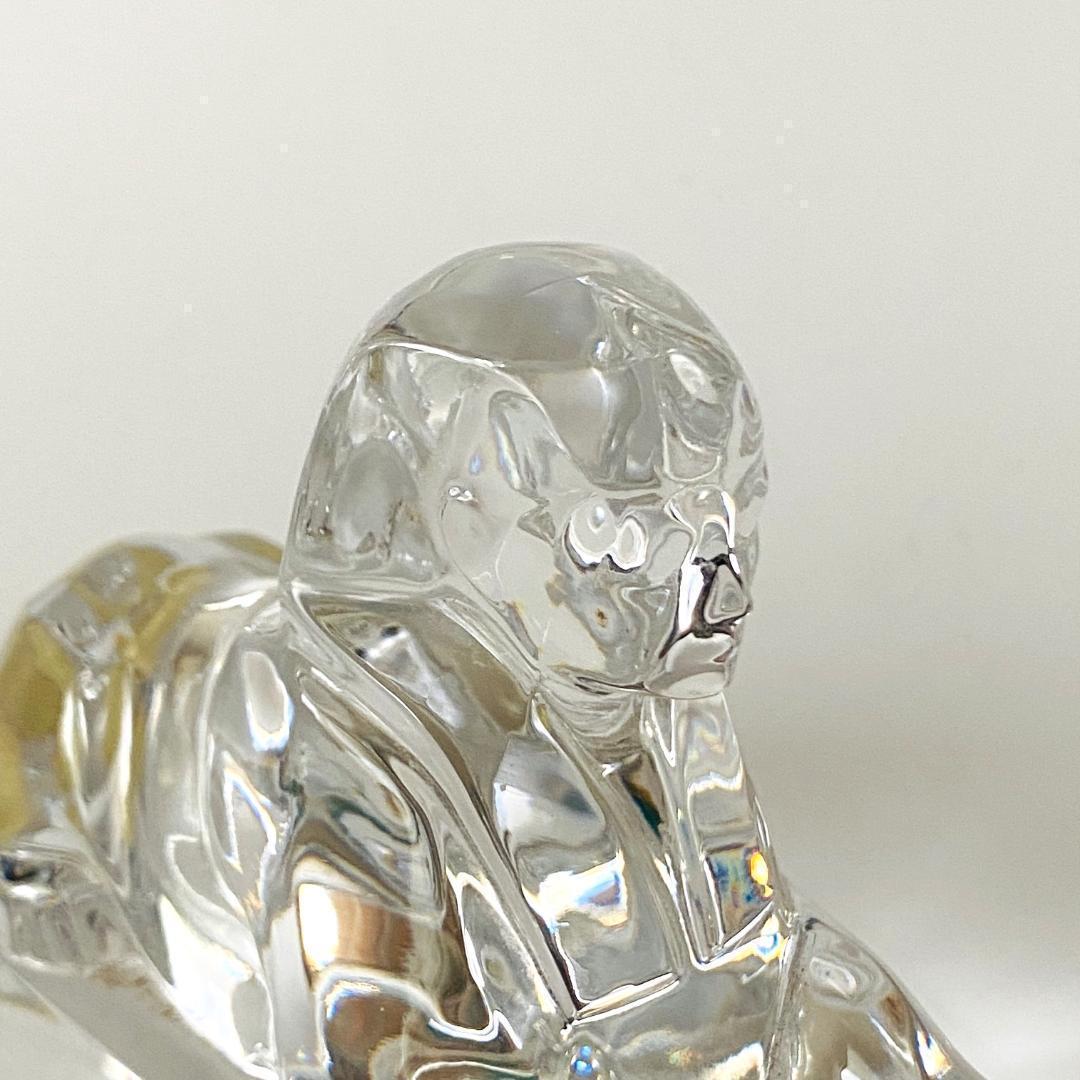 【バカラ】動物 スフィンクス 置物 インテリア 美品★幸運　魔除け