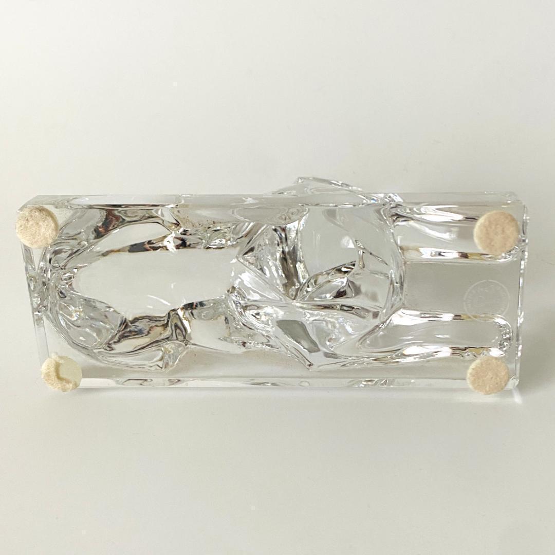 【バカラ】動物 スフィンクス 置物 インテリア 美品★幸運　魔除け