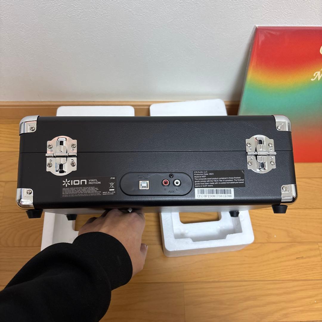 GRAPEVINE ポータブルアナログプレーヤー　アナログ盤セット