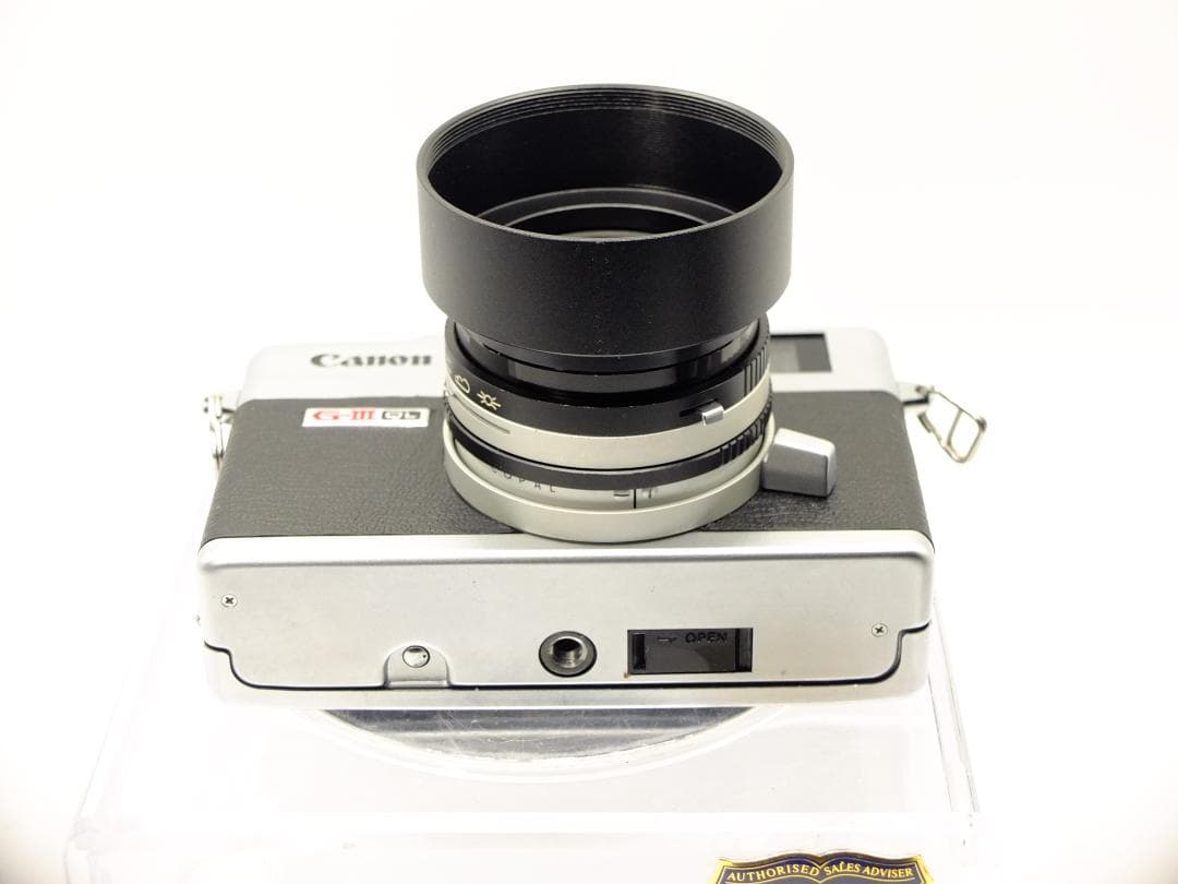 【実写確認整備品】キャノネットQL19G-Ⅲ／45mmf1.9メタルフード付