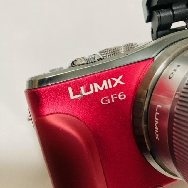 Panasonic LUMIX DMC-GF6W ダブルレンズキット レッド