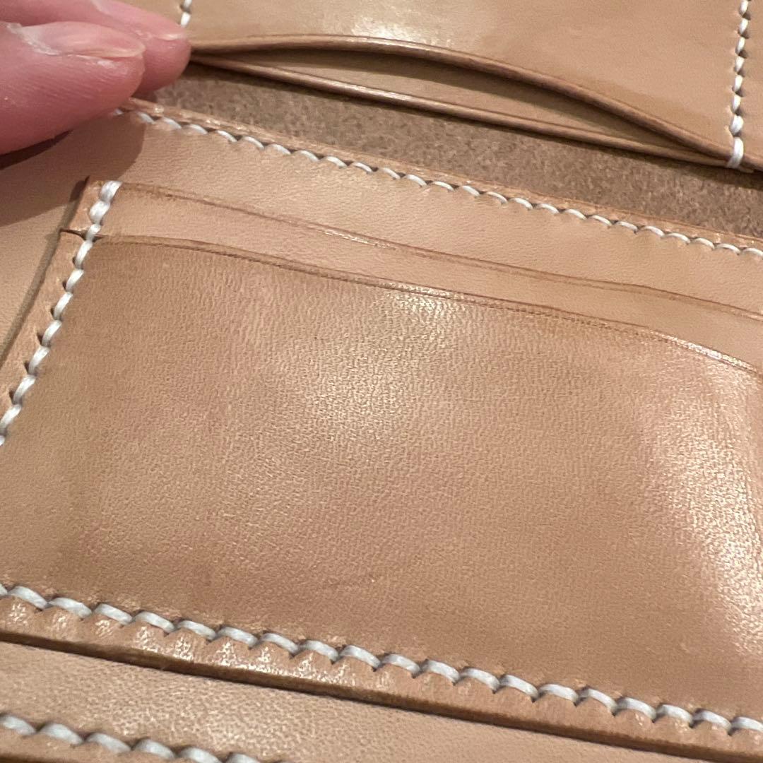 虎龍(弍型) トラッカーウォレット　ヌメ革　長財布