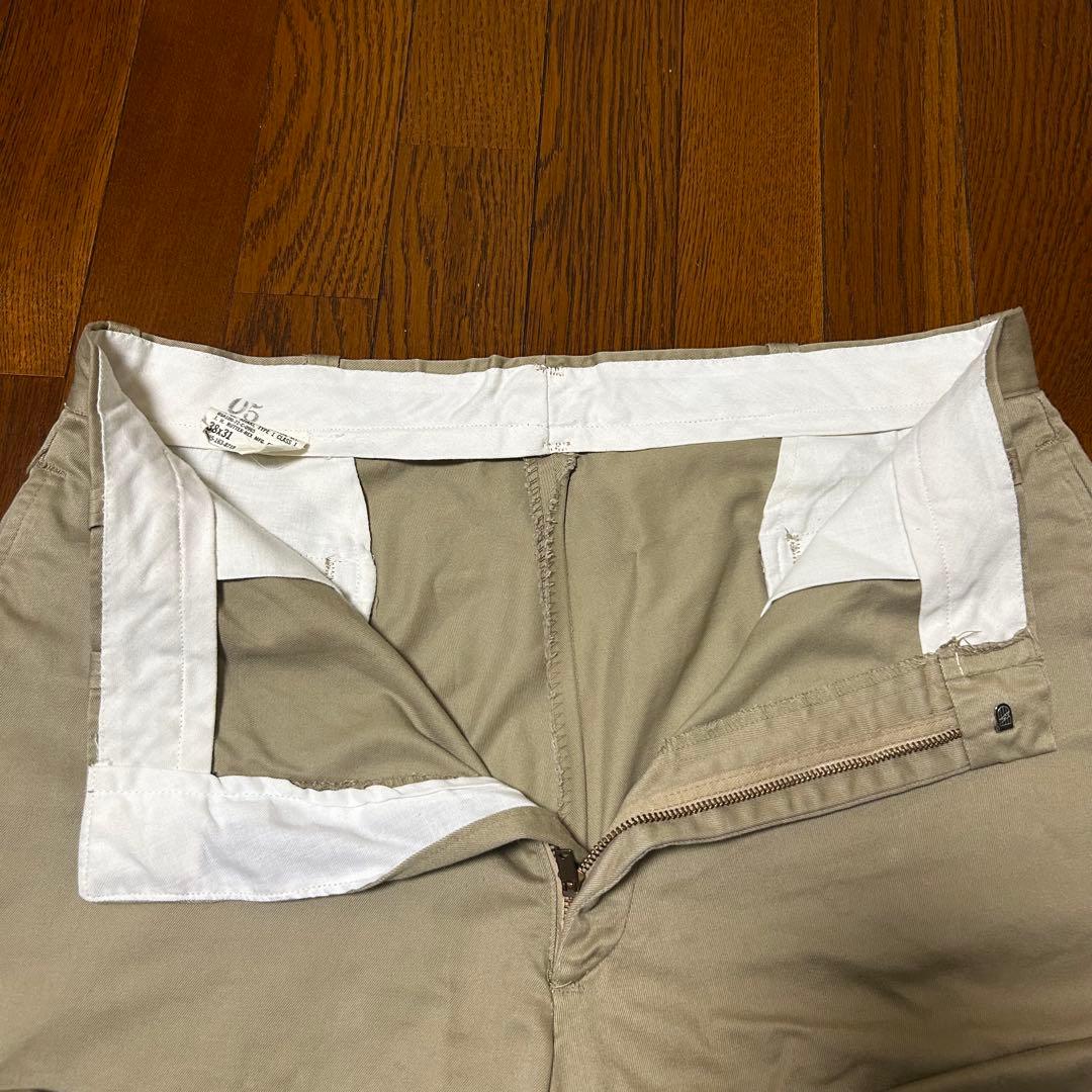70s US ARMY チノパン W38 ベージュ