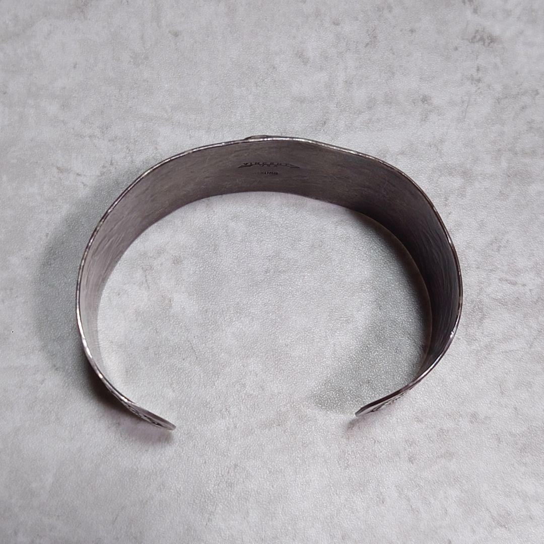 NAVAJO VINCENT JOE PLATERO ワイドバングル 925