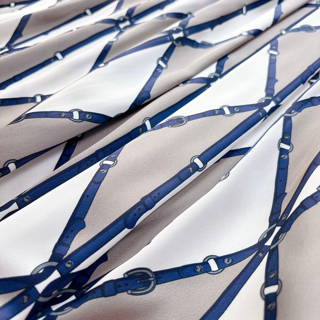 【ANAYI】25AW 新作　即完売色　ベルトプリント　ランダムタックスカート