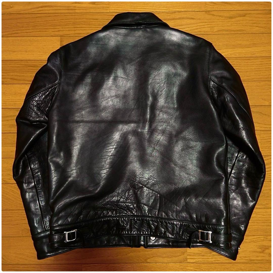 【本日17時迄限定超特価】 グッドロッキン ダイヤカットカウレザージャケット L